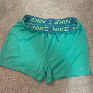 Nike Green Performance Shorts